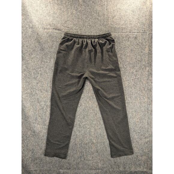 Eddie Bauer Sweatpants Medium Men's Gray Lounge Fleece Activewear Poly Blend - Picture 10 of 11